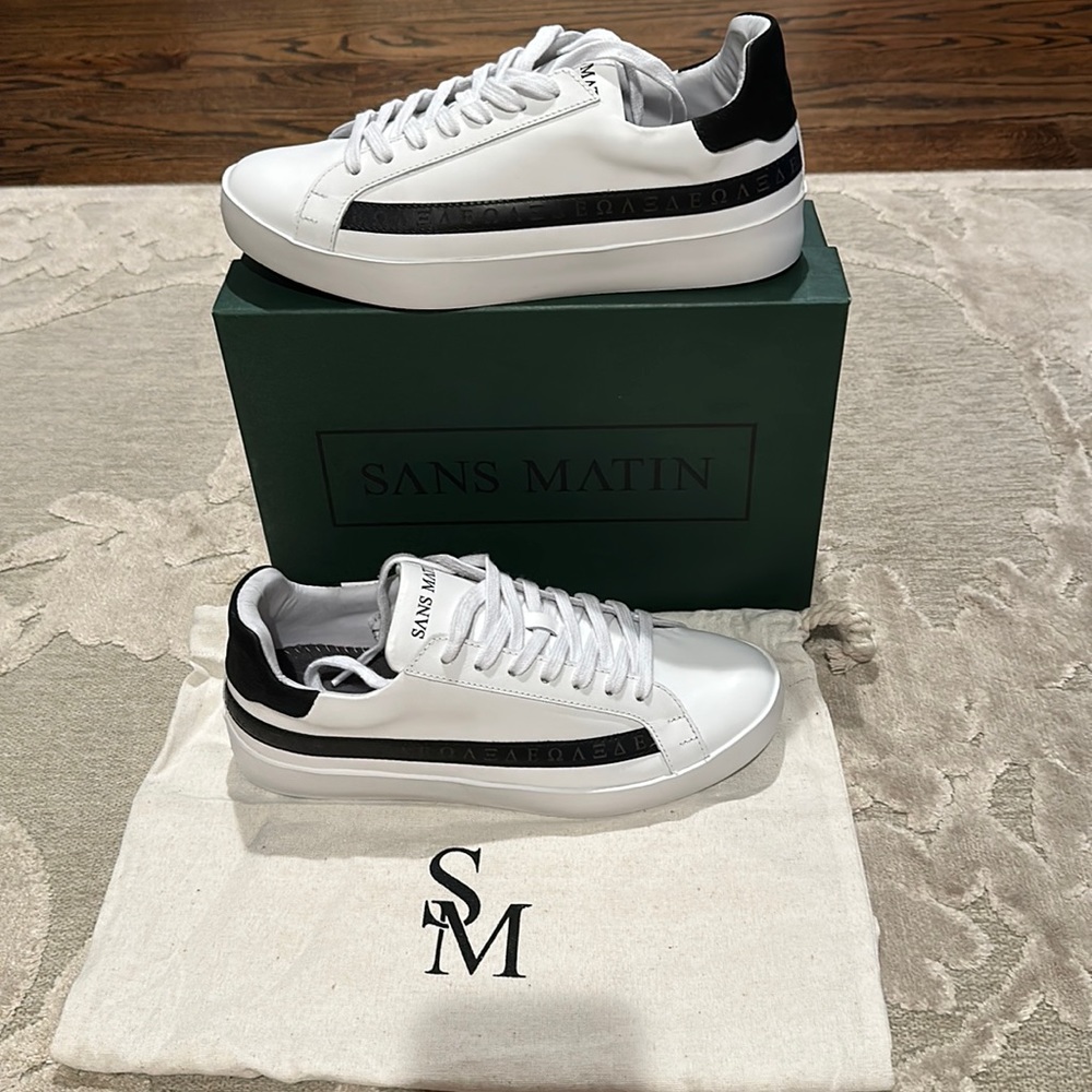 The TATA Sans Matin Women’s Luxury Leather and Nubuck Trainor